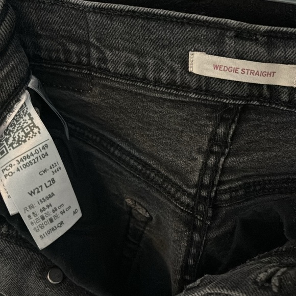 Black Levi’s Wedgie Straight W27/28L (249) - Picture 7 of 7